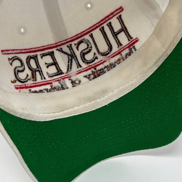 Vintage 90s Nebraska Cornhuskers Hat Cap UNL 3 Bar Line The Game Snapback White - Picture 5 of 15